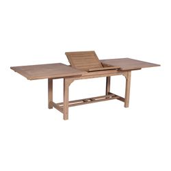Garden dining set in honey-colored teak | Mati XL
