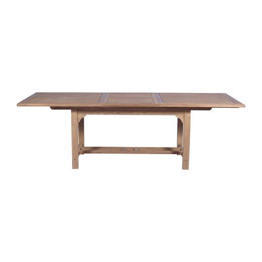 Garden dining set in honey-colored teak | Mati XL