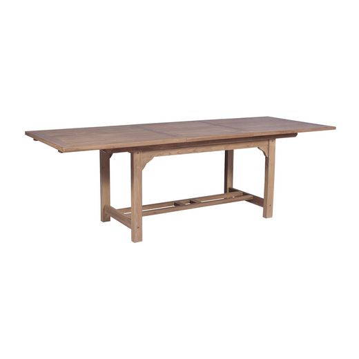 Garden dining set in honey-colored teak | Mati XL