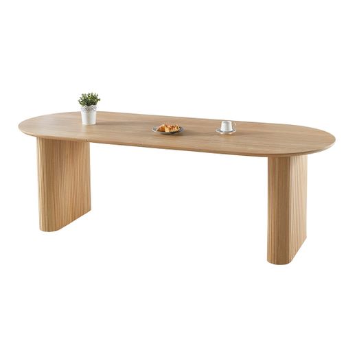 Mesa de comedor extensible de madera en color roble , 150 - 190 - 230 x 90 x 75 cm | Pietra