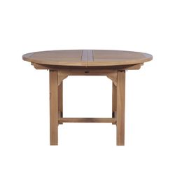 Garden dining set in honey-colored teak | Extendable Naga