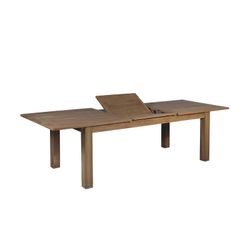 Utdragbart trädgårdsmatbord i naturligt teak, 210 x 100 x 78,5 cm | Candon