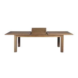 Utdragbart trädgårdsmatbord i naturligt teak, 210 x 100 x 78,5 cm | Candon