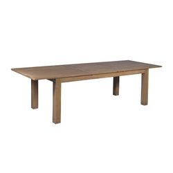 Utdragbart trädgårdsmatbord i naturligt teak, 210 x 100 x 78,5 cm | Candon