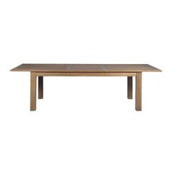 Utdragbart trädgårdsmatbord i naturligt teak, 210 x 100 x 78,5 cm | Candon
