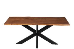 M GERARD Spisebord i akacie og brunmetal, 180x90x76 cm