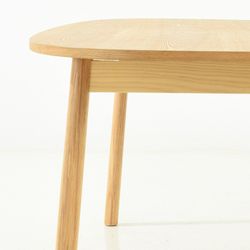 Dining table. Natural wood (180 x 95 x 72.5 cm) | Beksand Series