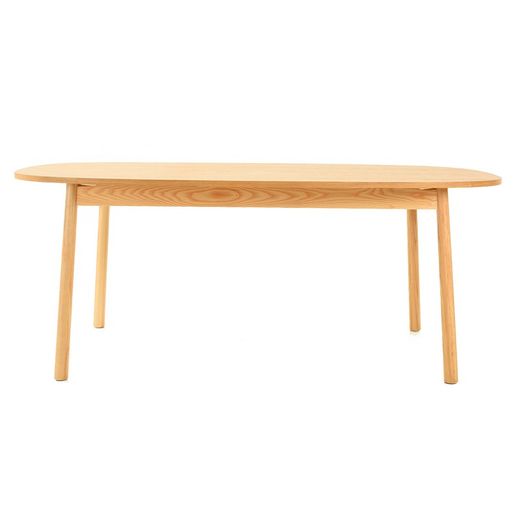 Dining table. Natural wood (180 x 95 x 72.5 cm) | Beksand Series
