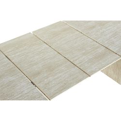 Table à manger ovale extensible en bois couleur effet travertin, 150 - 190 - 230 x 90 x 75 cm | Pietra