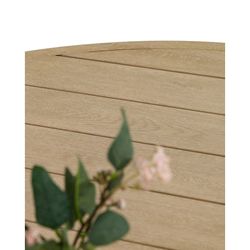 Garden dining table made of aluminium in natural, 120 x 120 x 75 cm | Harmony