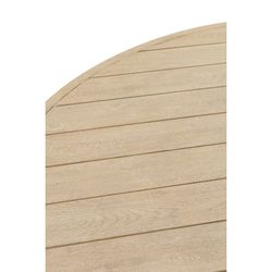 Garden dining table made of aluminium in natural, 120 x 120 x 75 cm | Harmony