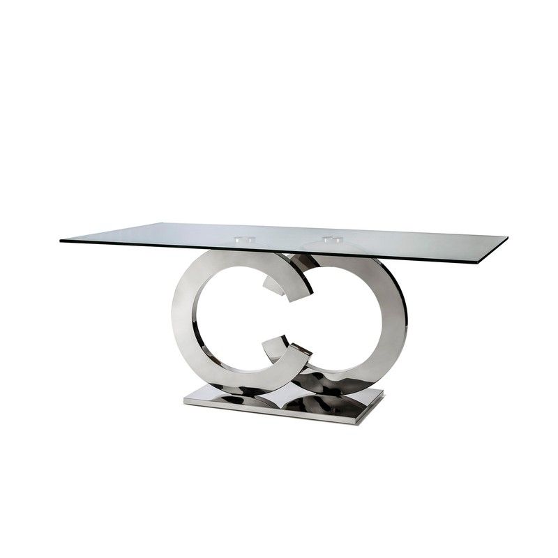 Tavolo Da Giardino Beliani 180x90 Cm In Granito Nero Con Gambe In Acciaio Inox – Design Moderno Per Esterni