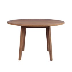 Garden dining set in natural teak and black Batyline | Candon