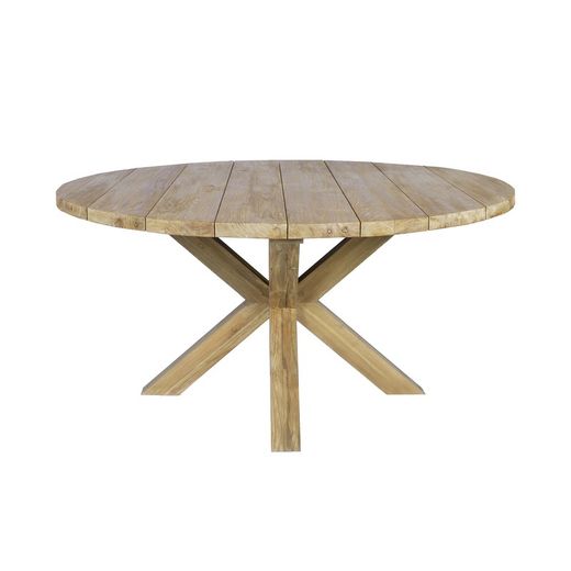 Garden dining set in natural color | Bamho + Córdoba