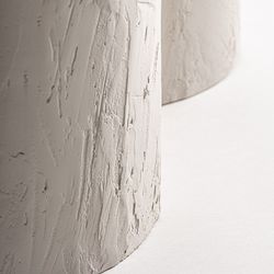 Runder Esstisch aus Mangoholz in Off-White, 120 x 120 x 76 cm | Inha