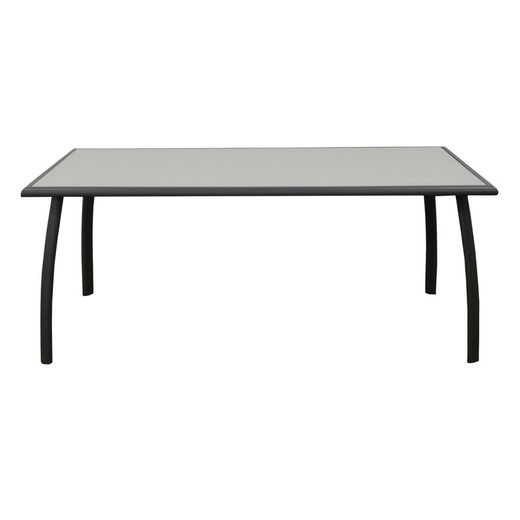 Garden Table Chillvert Portofino Aluminum and Glass 180x100x75 cm Gray