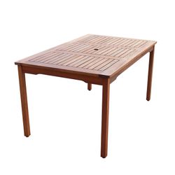 Garden Table Wood 150x90.5x75.1 cm Brown