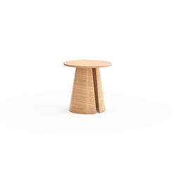 Natural wood corner table, 50 x 50 x 50.1 cm | Cep