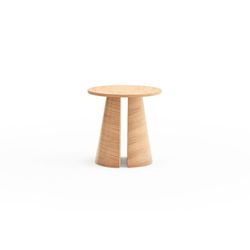 Natural wood corner table, 50 x 50 x 50.1 cm | Cep