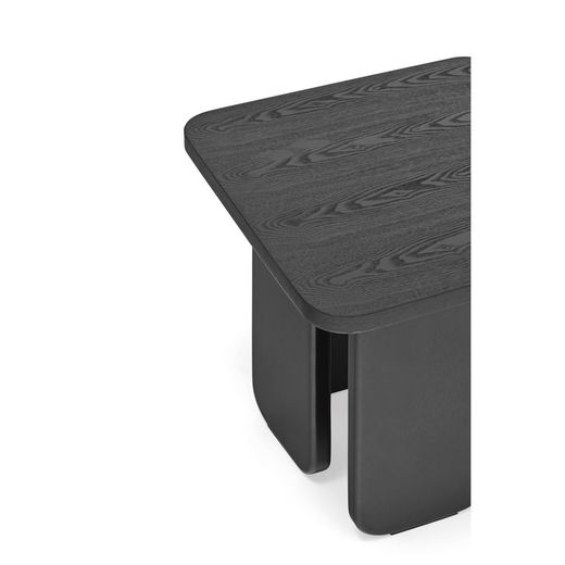 Table d'angle en bois noir, 48 x 48 x 48 cm | Cambre