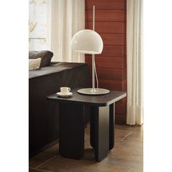 Table d'angle en bois noir, 48 x 48 x 48 cm | Cambre