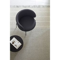 Black wooden corner table, 50 x 50 x 50.1 cm | Cep