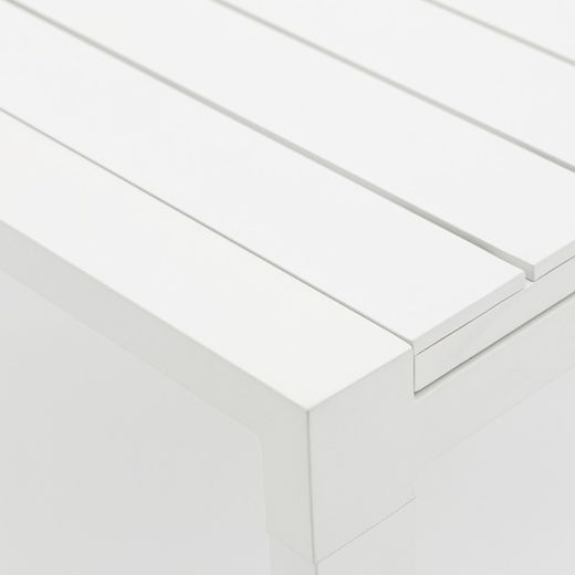Set da pranzo da giardino in alluminio bianco | Noosa + Broome