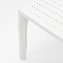 Ausziehbarer Aluminiumtisch in Weiß, 220-340 x 90,8 x 75,5 cm | Noosa