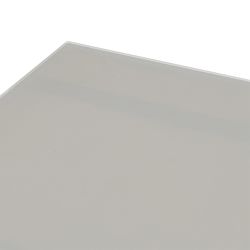 Utdragbart aluminium- och glasbord i vitt och grått, 200-300 x 100 x 75 cm | Orick