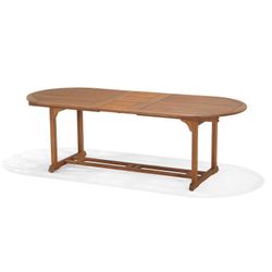 Eucalyptus Wood Extendable Table 190-230x100x74 cm