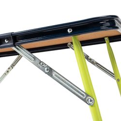 Children's table made of wood and steel structure, 60x40x50 cm