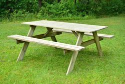 Solid Wood Picnic Table 28mm. Gardiun