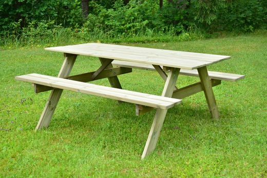 Solid Wood Picnic Table 28mm. Gardiun
