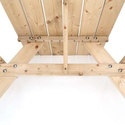 Solid Wood Picnic Table 28mm. Gardiun