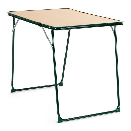 Folding table made of wood and steel frame, 82x58x66 cm