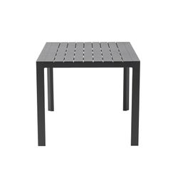 Rectangular aluminum table in anthracite, 160 x 90.8 x 75.5 cm | Byron