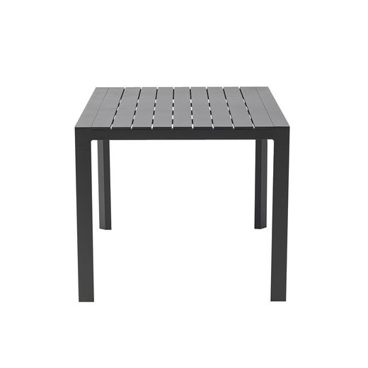 Rectangular aluminum table in anthracite, 160 x 90.8 x 75.5 cm | Byron