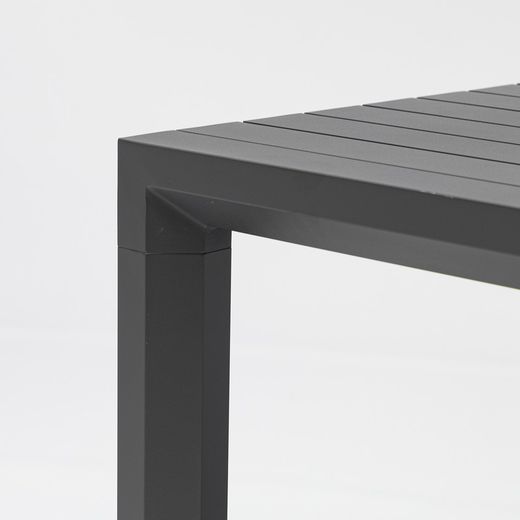 Anthracite aluminum garden dining set | Byron + Albury