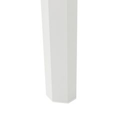 Rectangular aluminum table in white, 160 x 90.8 x 75.5 cm | Byron