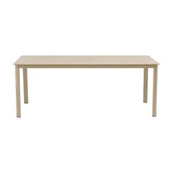 Conjunto de comedor de jardín en aluminio color natural | Harmony XL