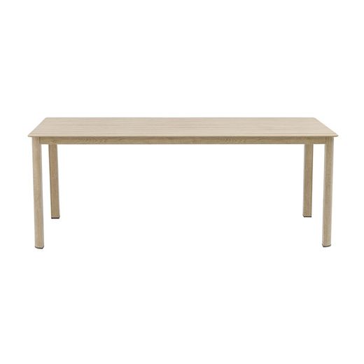 Conjunto de comedor de jardín en aluminio color natural | Harmony XL