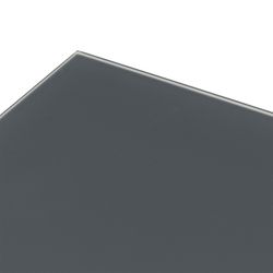 Rektangulært aluminiums- og glasbord i antracit, 160 x 90 x 74 cm | Adin