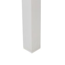 Garden dining set in white and gray aluminum | Adin + Orick