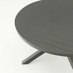 Garden dining set in anthracite aluminum | Yowah + Broome