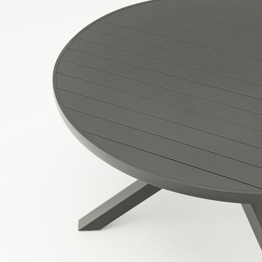 Garden dining set in anthracite aluminum | Yowah + Broome
