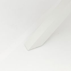 Garden dining set in white aluminum and teak | Sidney Ø 150 cm + Broome