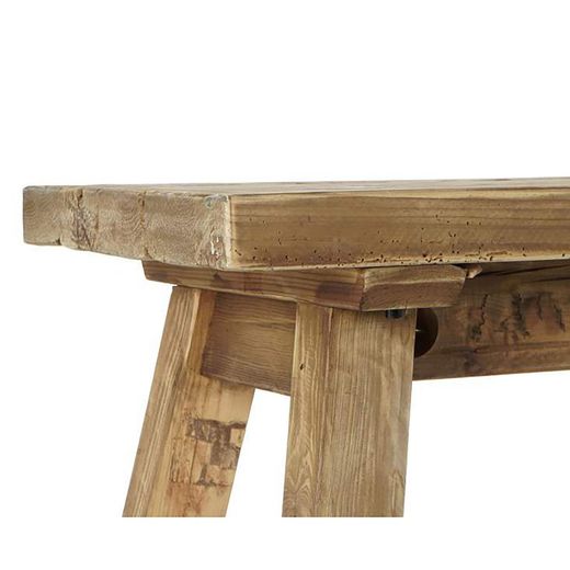 Table d'appoint en bois recyclé, 150x39x43cm