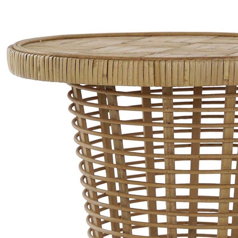 GartenBeistelltisch für den Außenbereich 100 Naturfaser — Qechic