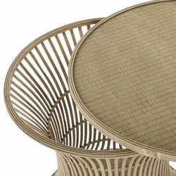Rattan Side Table, Ø60.5x60cm
