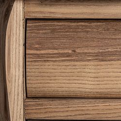 Brixton Couchtisch aus natürlichem Ulmenholz, 64 x 47 x 60 cm